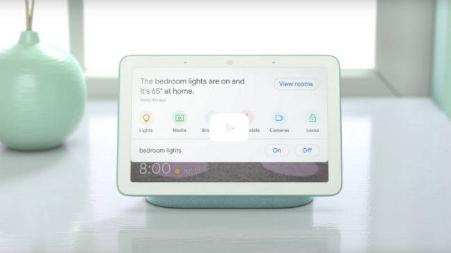 whatsapp google home hub