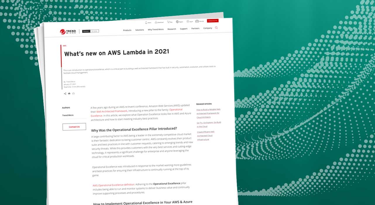 What’s new on AWS Lambda in 2021 Cloud Advocate 2026 | ThreatsHub ...